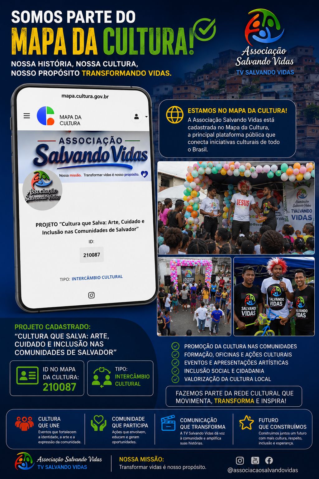 Associação Salvando Vidas no Mapa da Cultura